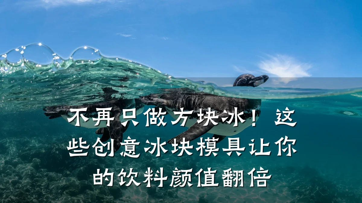 不再只做方块冰!这些创意冰块模具让你的饮料颜值翻倍