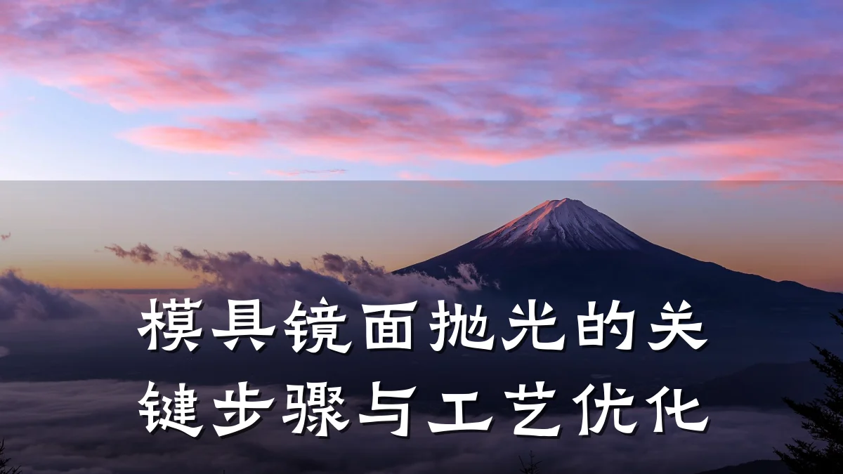 模具镜面抛光的关键步骤与工艺优化