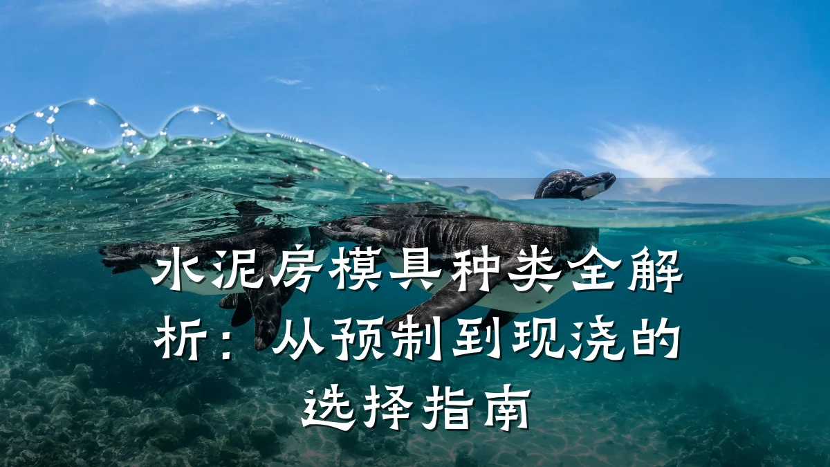 水泥房模具种类全解析:从预制到现浇的选择指南