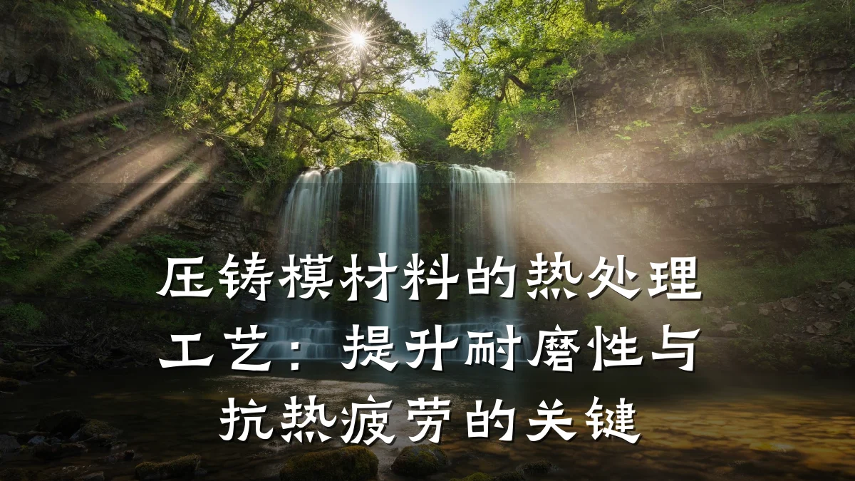 压铸模材料的热处理工艺:提升耐磨性与抗热疲劳的关键