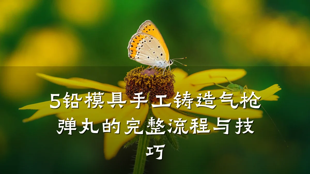 5铅模具手工铸造气枪弹丸的完整流程与技巧