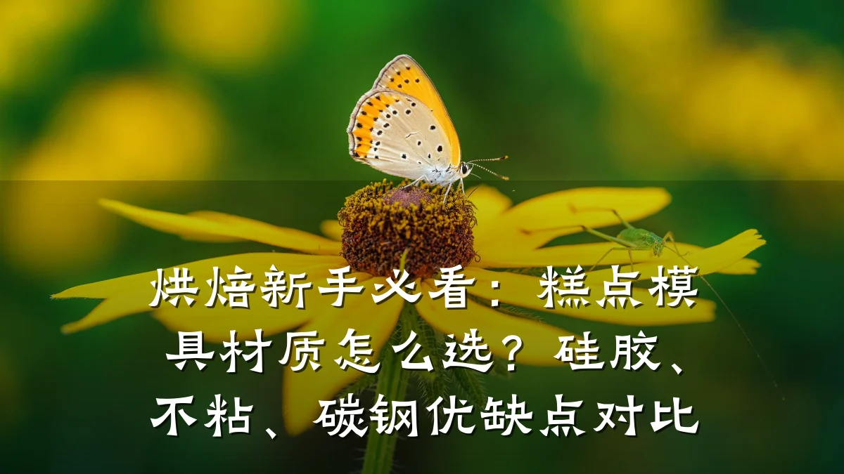 烘焙新手必看:糕点模具材质怎么选?硅胶、不粘、碳钢优缺点对比