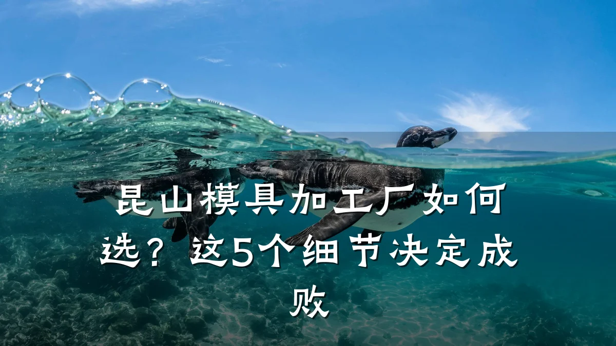 昆山模具加工厂如何选?这5个细节决定成败