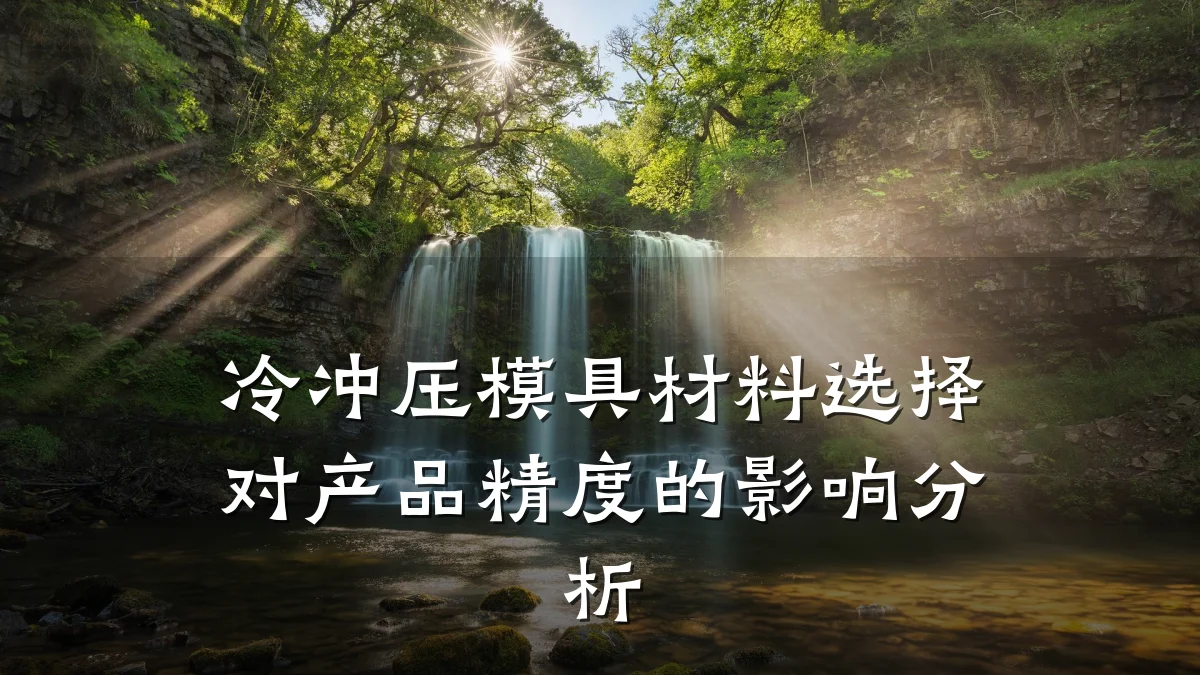 冷冲压模具材料选择对产品精度的影响分析