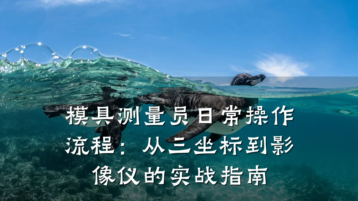模具测量员日常操作流程:从三坐标到影像仪的实战指南