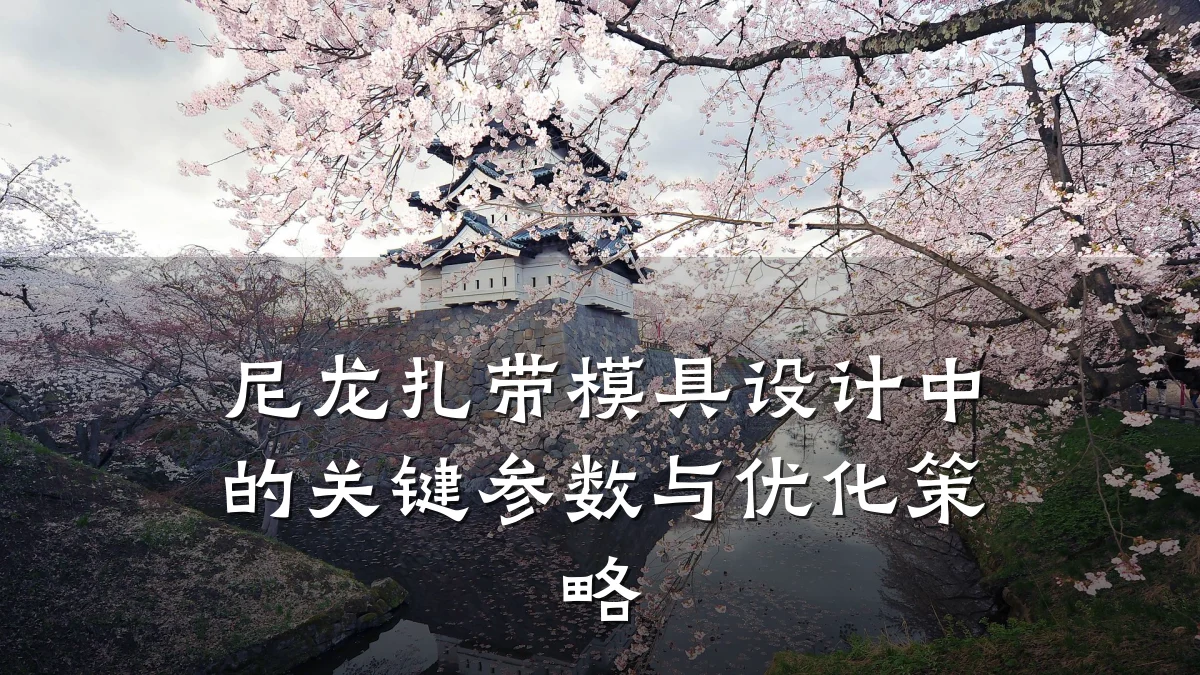 尼龙扎带模具设计中的关键参数与优化策略