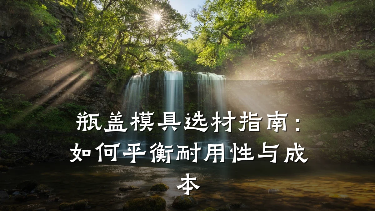 瓶盖模具选材指南:如何平衡耐用性与成本