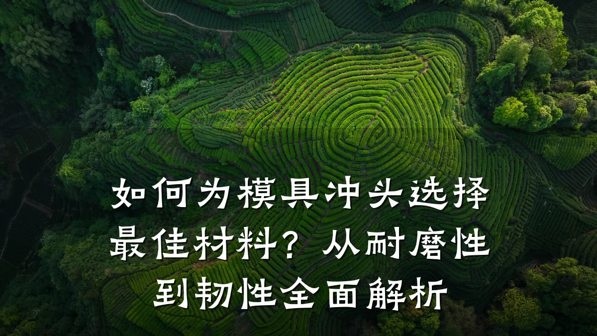 如何为模具冲头选择最佳材料?从耐磨性到韧性全面解析