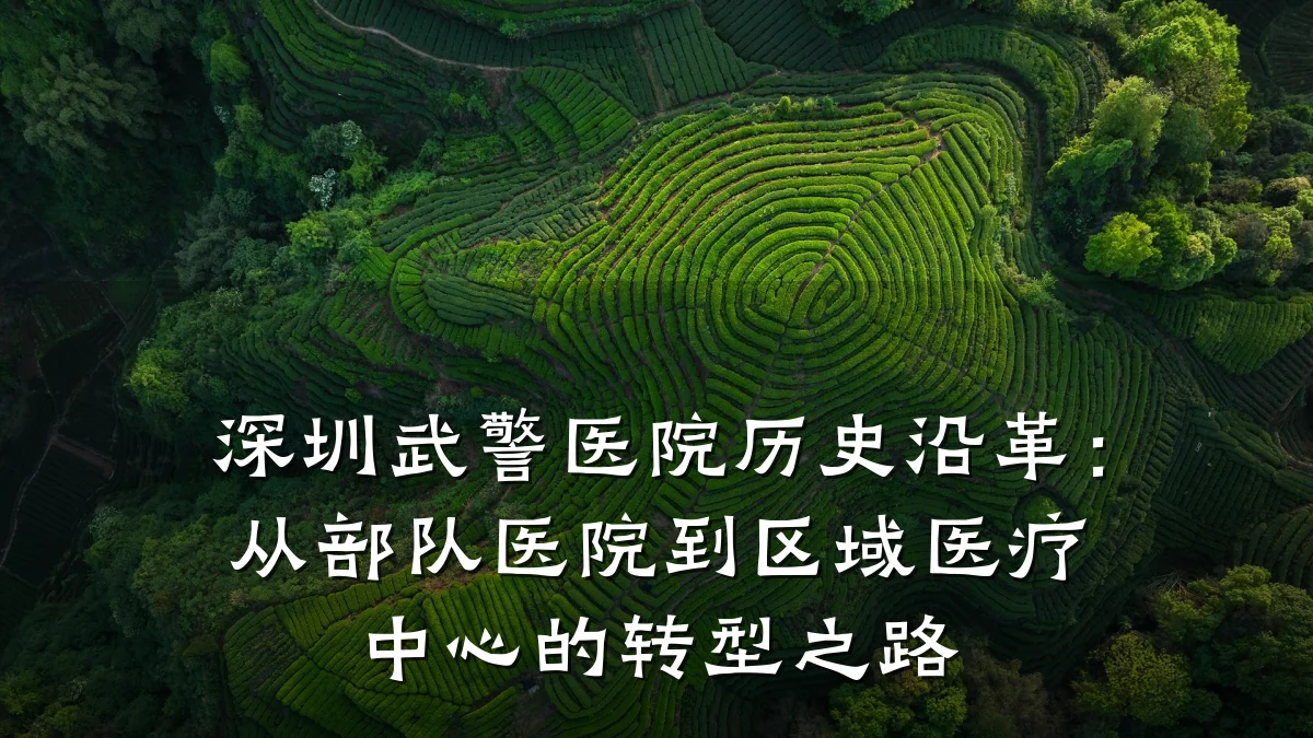 深圳武警医院历史沿革：从部队医院到区域医疗中心的转型之路