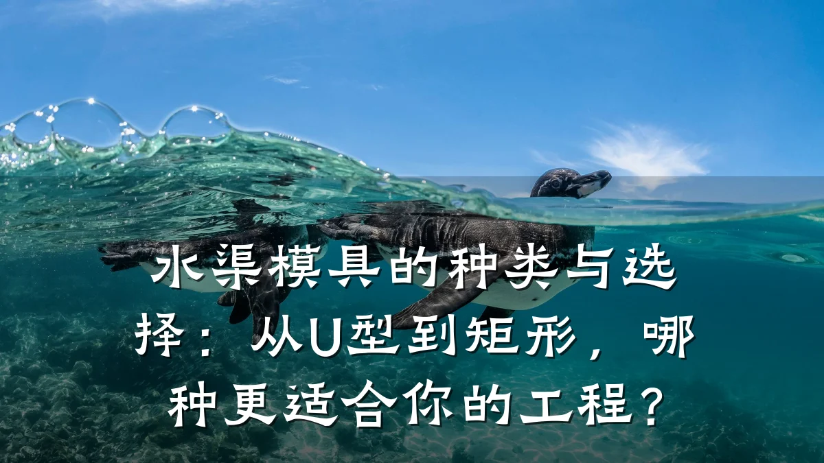 水渠模具的种类与选择:从U型到矩形,哪种更适合你的工程?