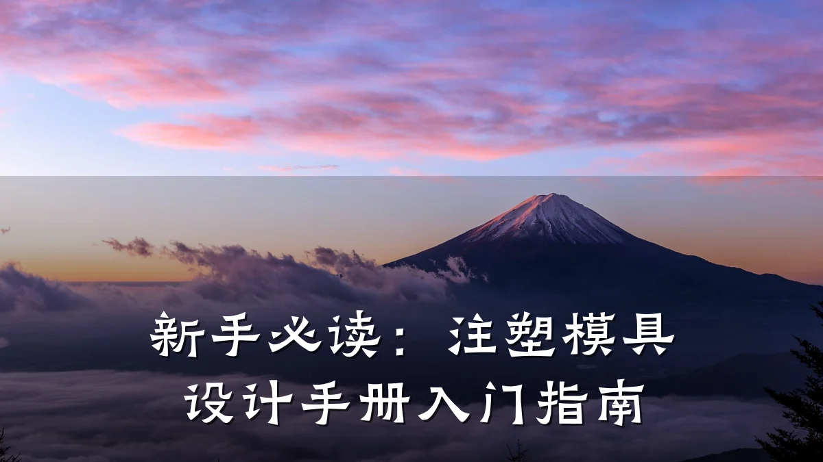 新手必读:注塑模具设计手册入门指南