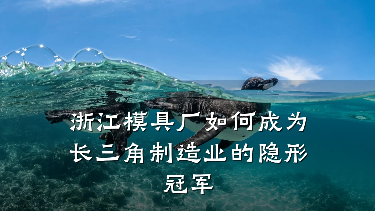 浙江模具厂如何成为长三角制造业的隐形冠军