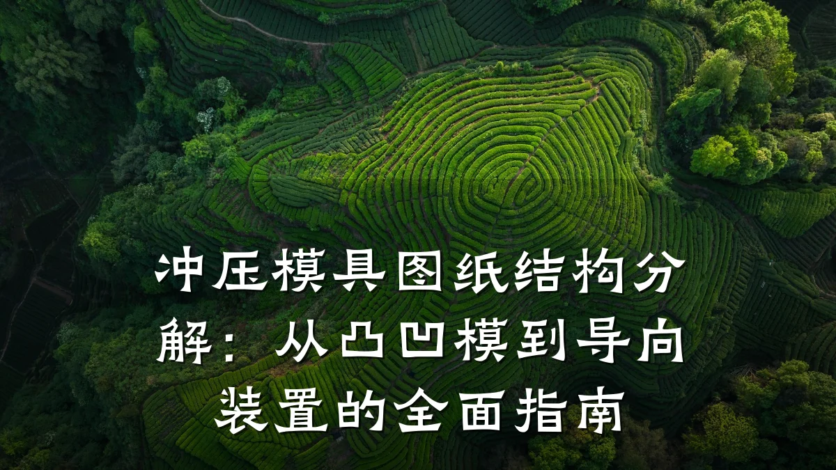 冲压模具图纸结构分解:从凸凹模到导向装置的全面指南