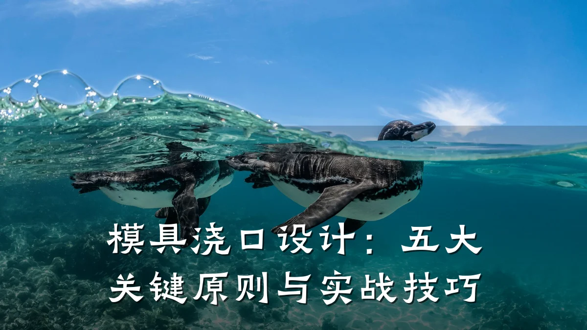 模具浇口设计：五大关键原则与实战技巧