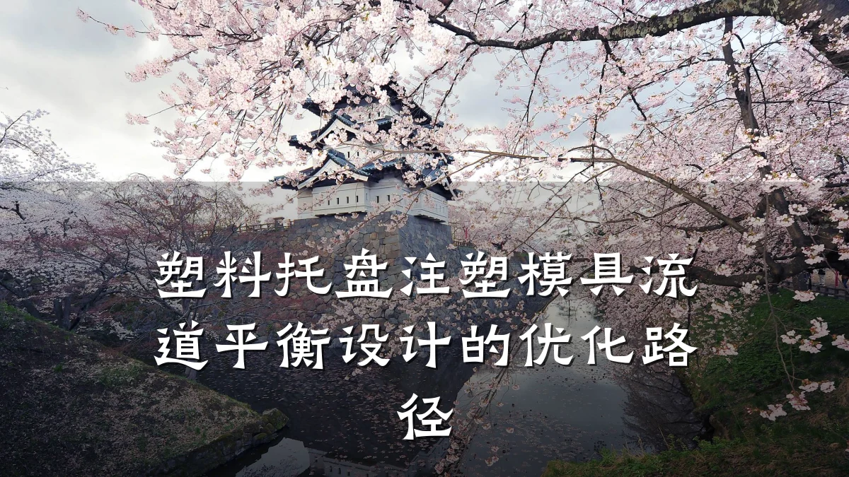 塑料托盘注塑模具流道平衡设计的优化路径