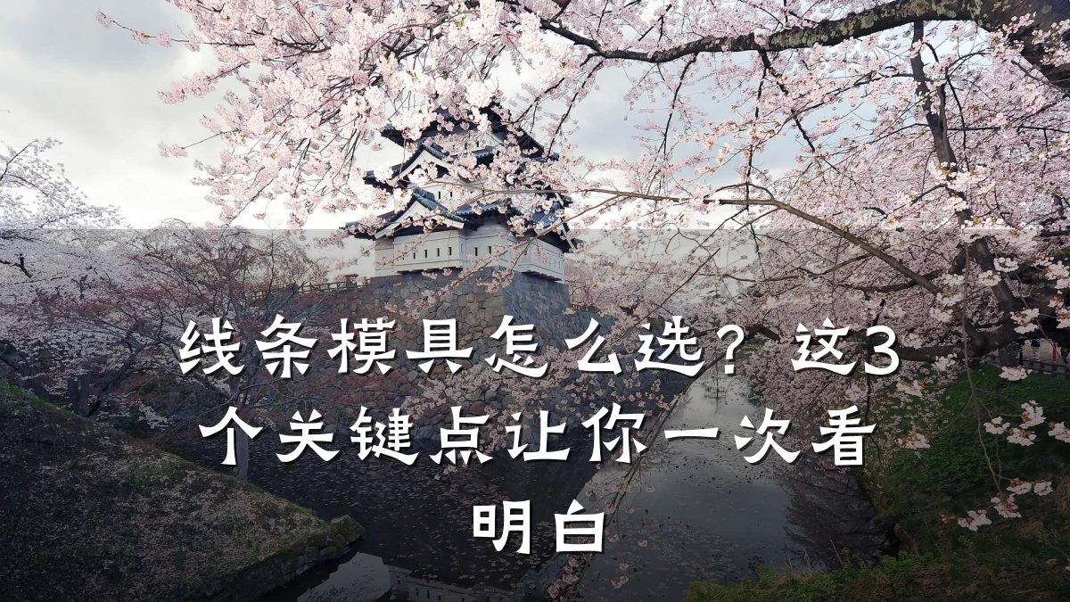 线条模具怎么选?这3个关键点让你一次看明白