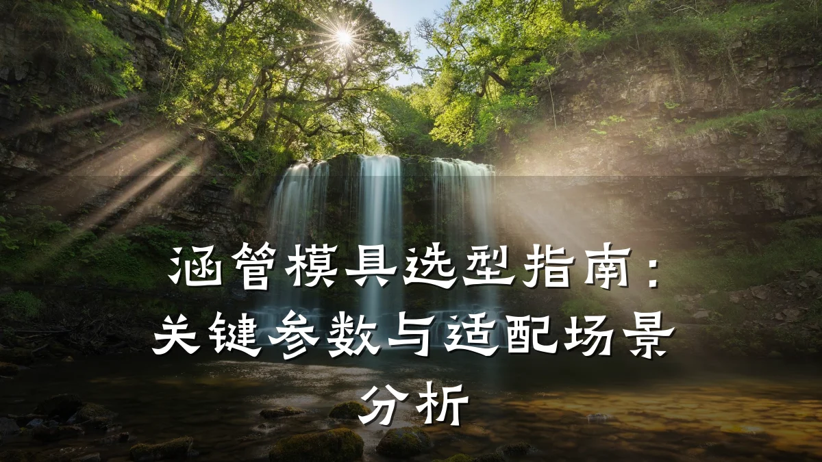 涵管模具选型指南:关键参数与适配场景分析