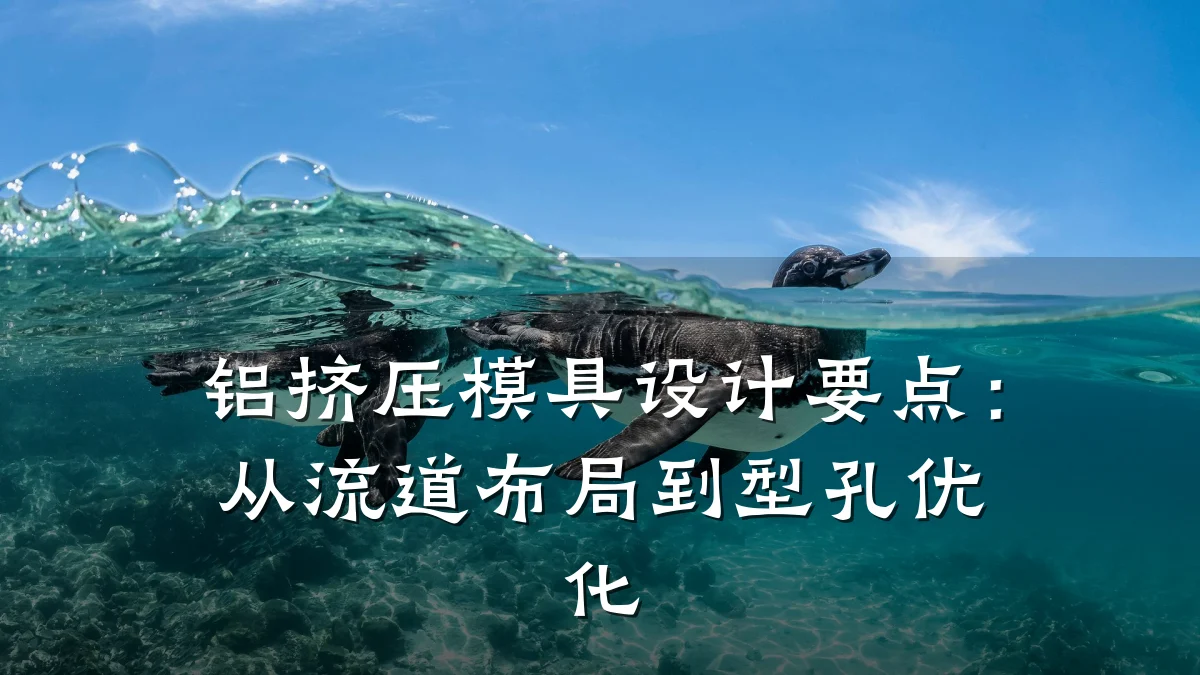 铝挤压模具设计要点:从流道布局到型孔优化