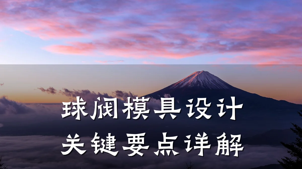 球阀模具设计关键要点详解