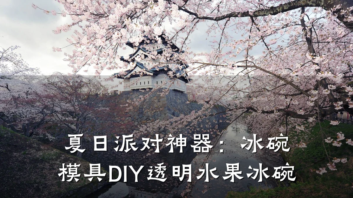 夏日派对神器:冰碗模具DIY透明水果冰碗