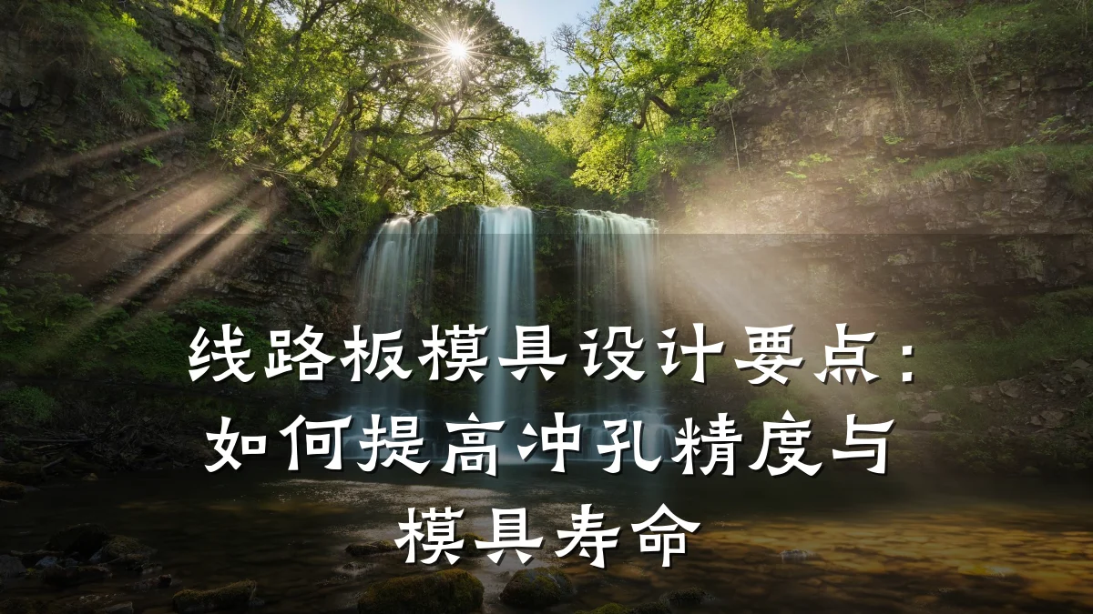 线路板模具设计要点:如何提高冲孔精度与模具寿命