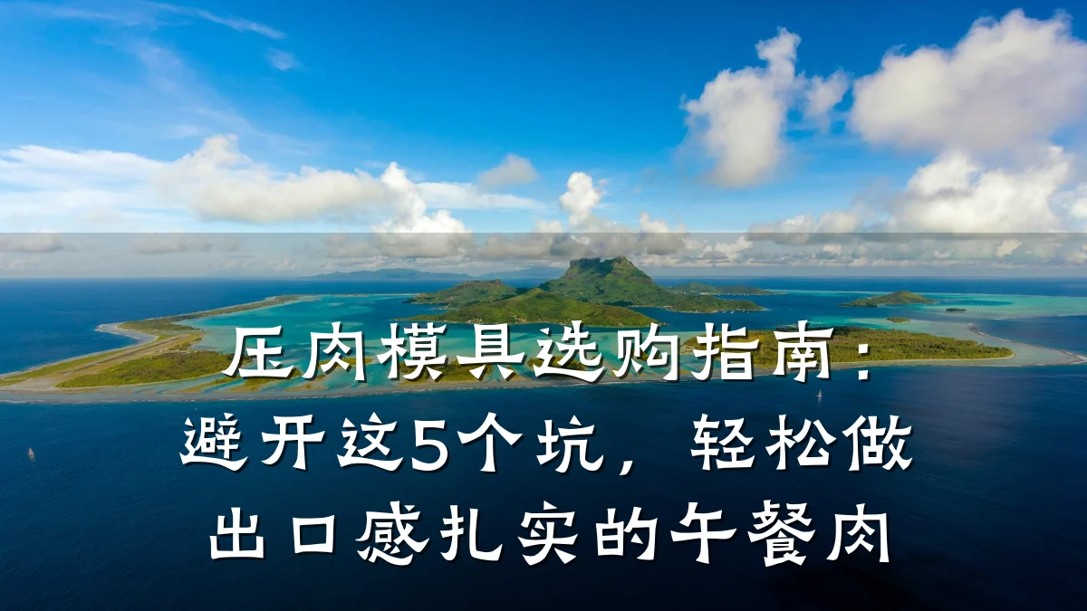 压肉模具选购指南:避开这5个坑,轻松做出口感扎实的午餐肉