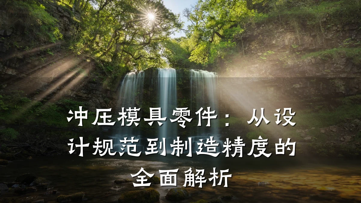 冲压模具零件:从设计规范到制造精度的全面解析