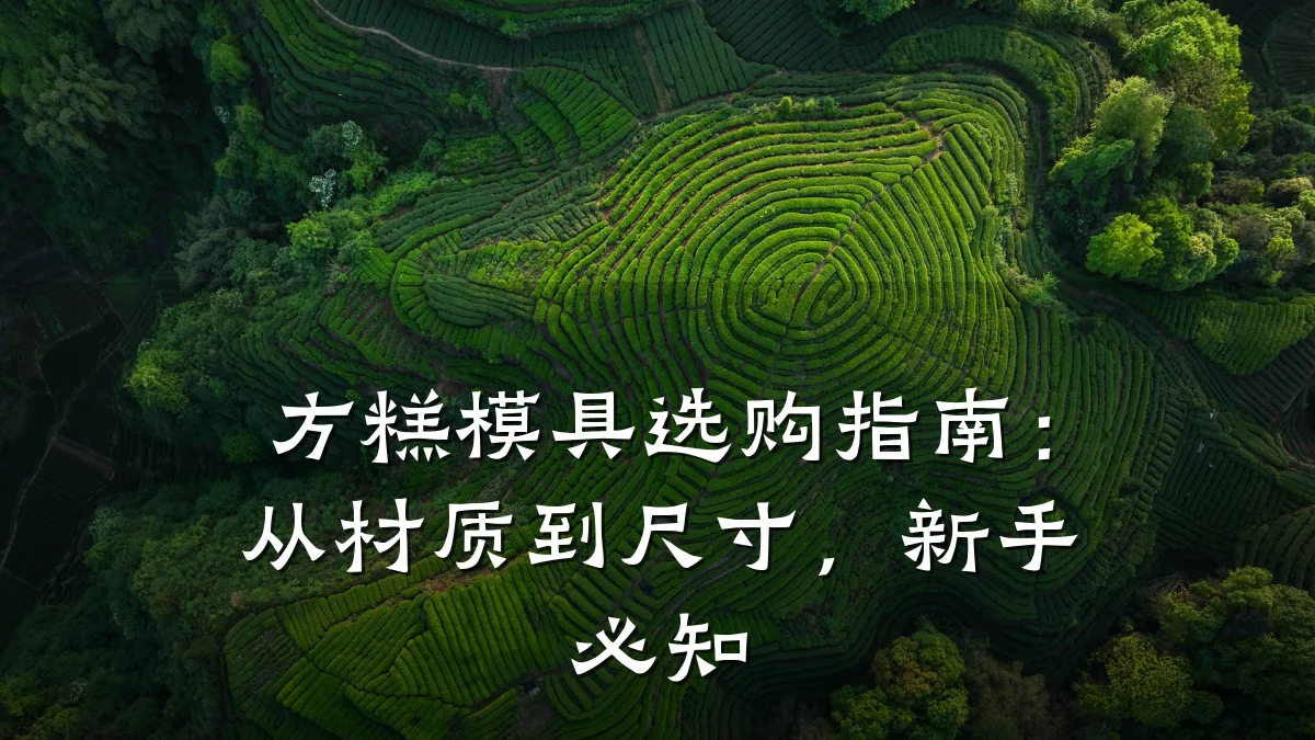 方糕模具选购指南:从材质到尺寸,新手必知