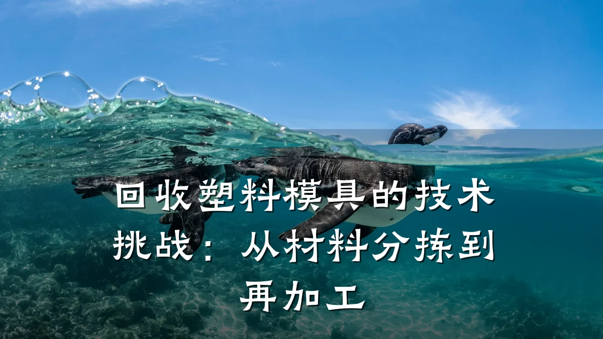 回收塑料模具的技术挑战:从材料分拣到再加工
