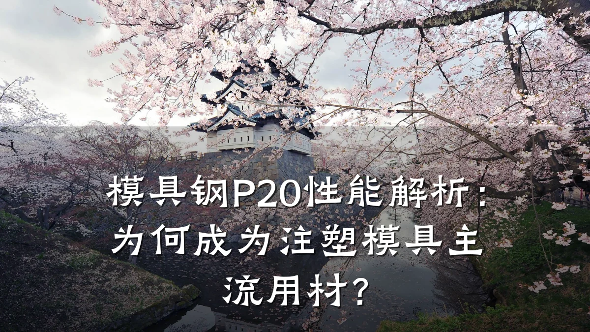 模具钢P20性能解析:为何成为注塑模具主流用材?