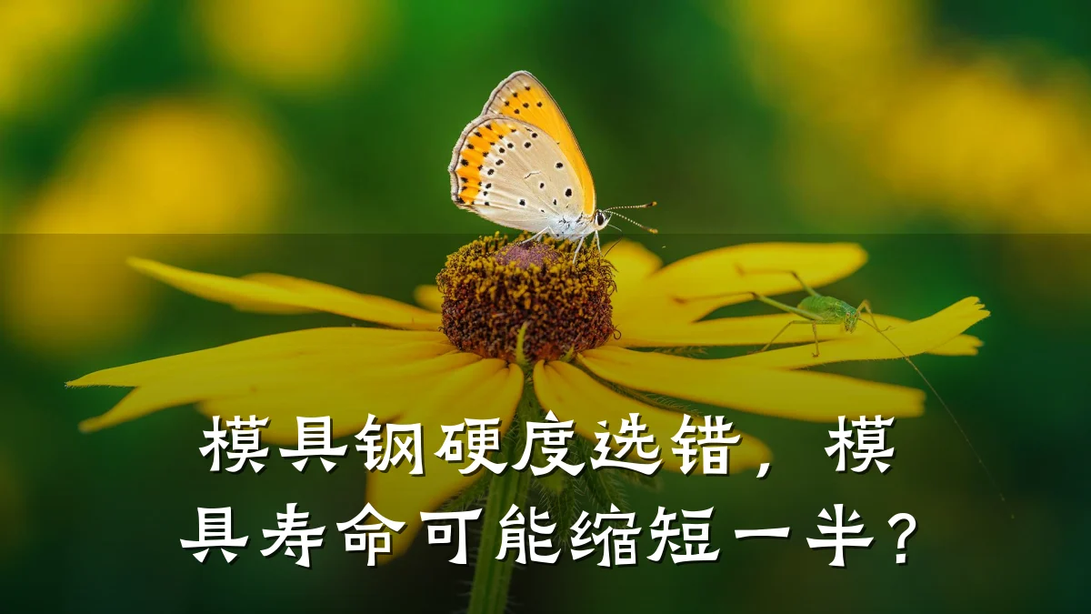模具钢硬度选错,模具寿命可能缩短一半?