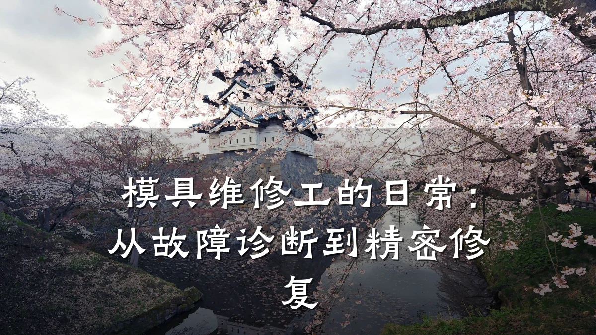 模具维修工的日常:从故障诊断到精密修复
