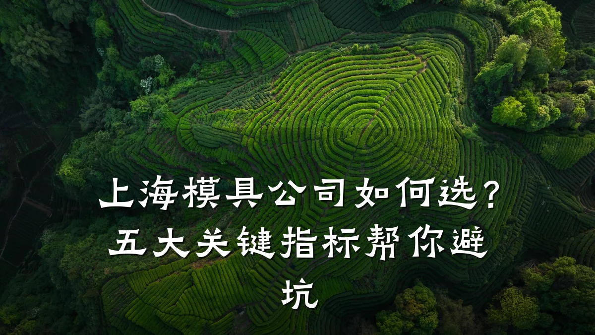 上海模具公司如何选?五大关键指标帮你避坑