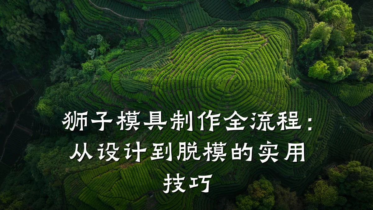 狮子模具制作全流程:从设计到脱模的实用技巧