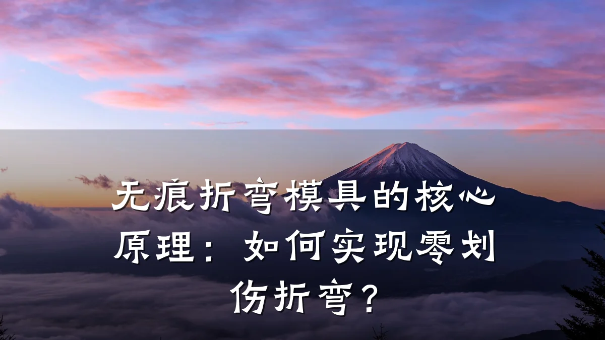 无痕折弯模具的核心原理:如何实现零划伤折弯?