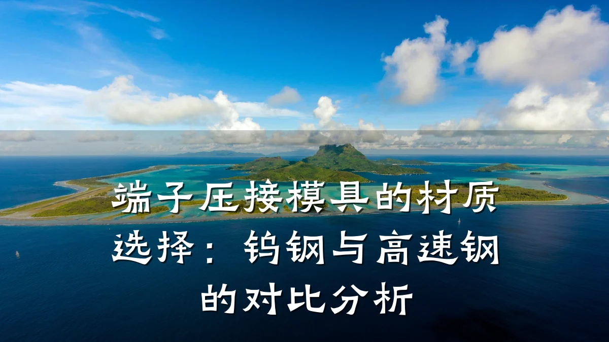 端子压接模具的材质选择：钨钢与高速钢的对比分析