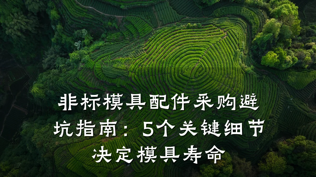 非标模具配件采购避坑指南：5个关键细节决定模具寿命