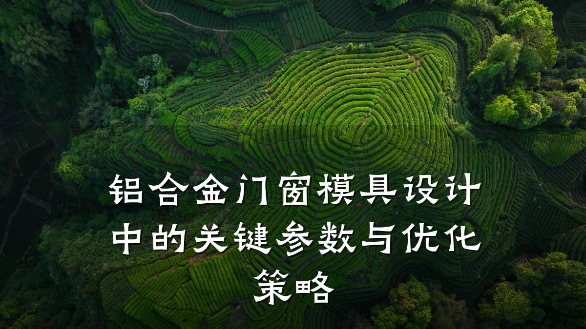 铝合金门窗模具设计中的关键参数与优化策略