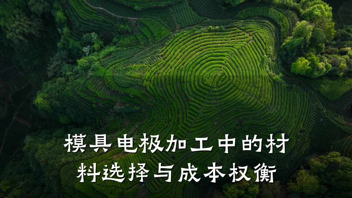 模具电极加工中的材料选择与成本权衡