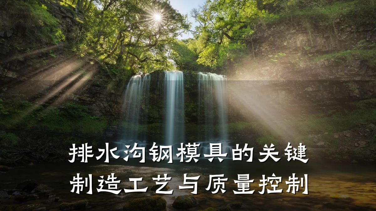 排水沟钢模具的关键制造工艺与质量控制