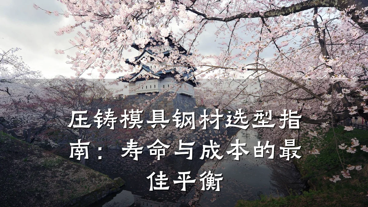 压铸模具钢材选型指南:寿命与成本的最佳平衡