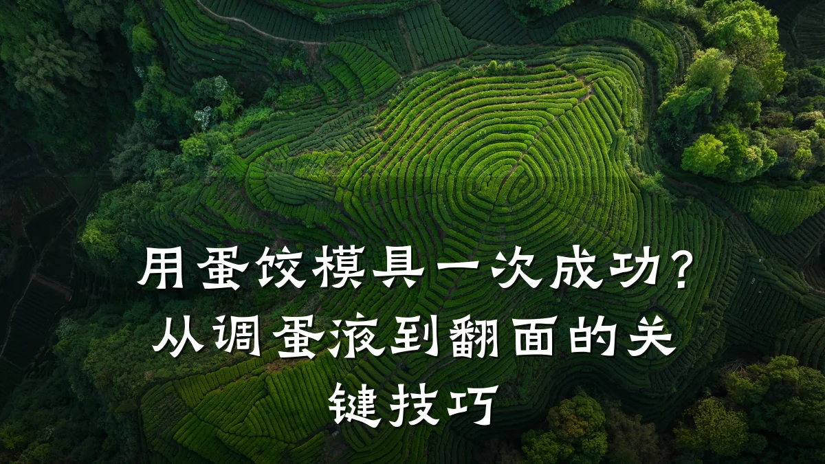 用蛋饺模具一次成功?从调蛋液到翻面的关键技巧