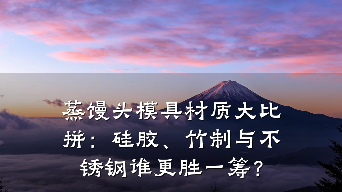 蒸馒头模具材质大比拼：硅胶、竹制与不锈钢谁更胜一筹？
