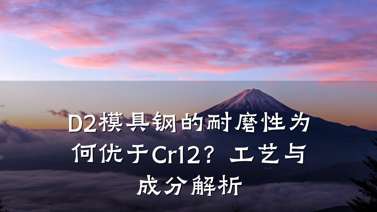 D2模具钢的耐磨性为何优于Cr12?工艺与成分解析