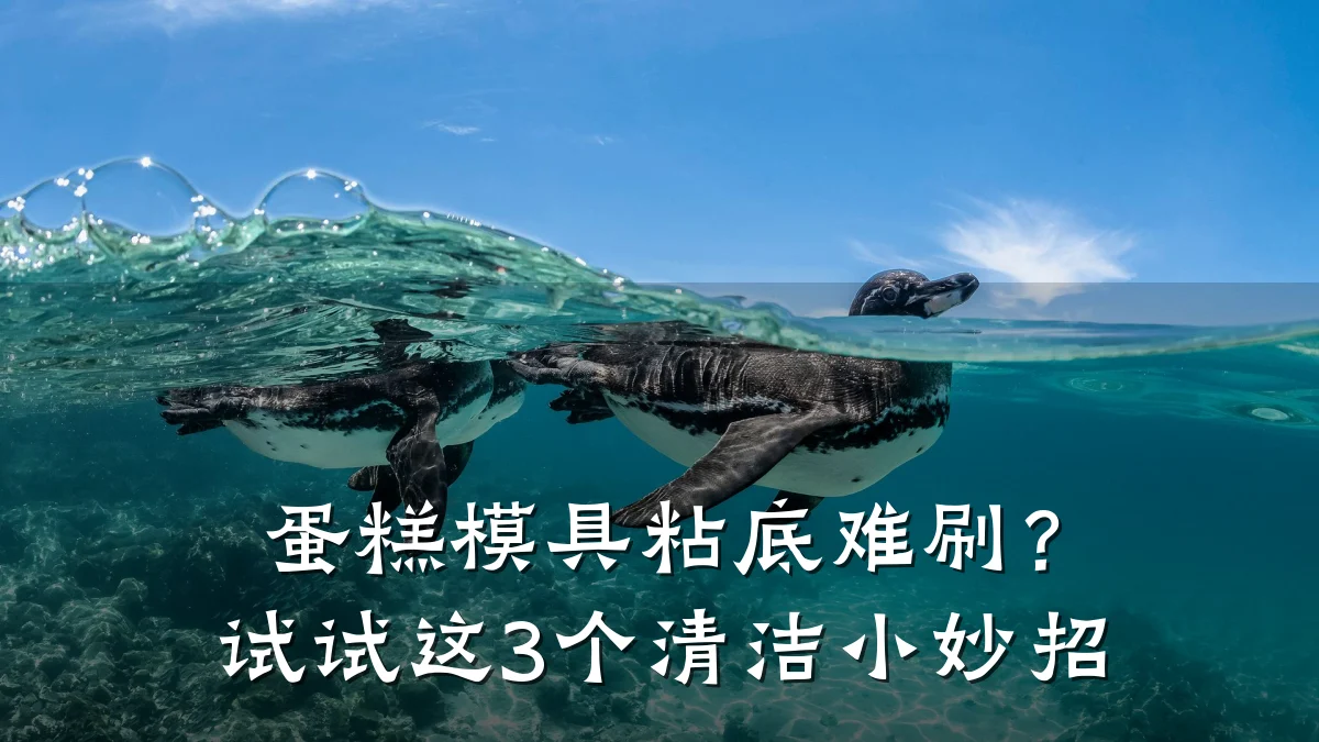 蛋糕模具粘底难刷?试试这3个清洁小妙招