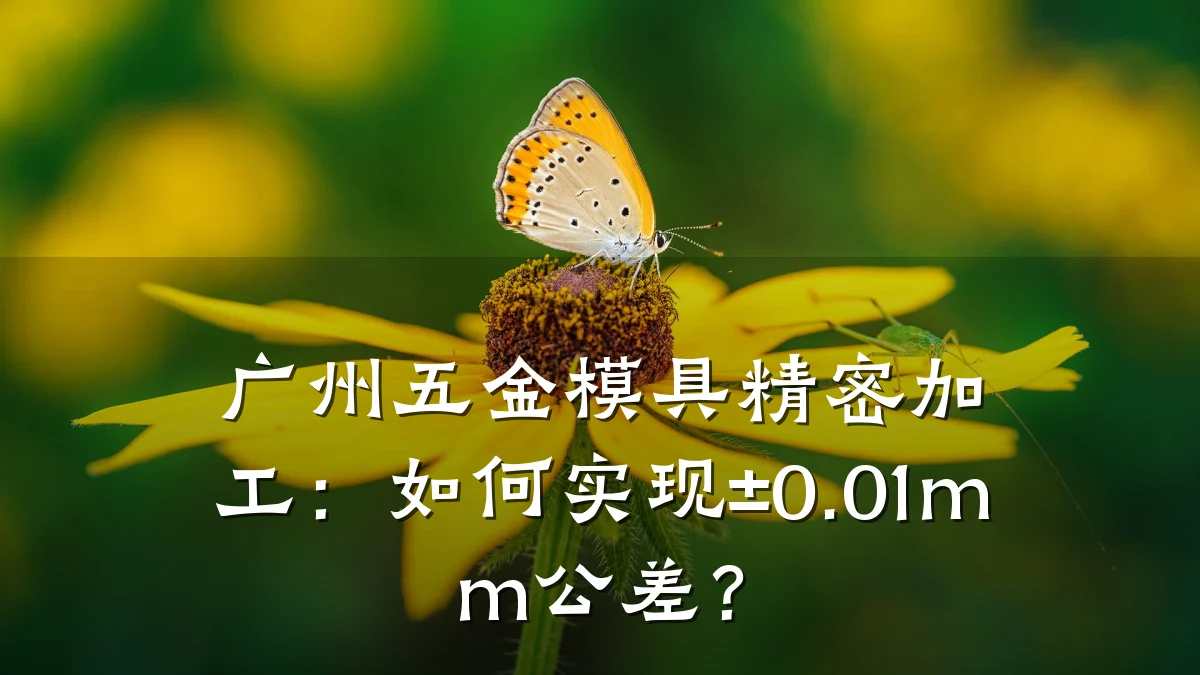 广州五金模具精密加工:如何实现±0.01mm公差?
