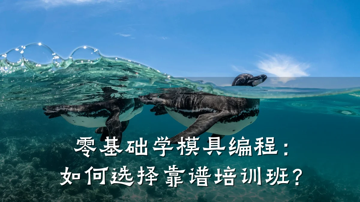 零基础学模具编程:如何选择靠谱培训班?