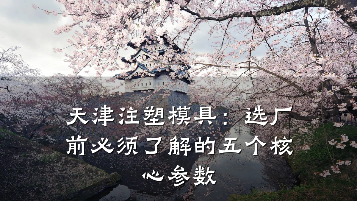 天津注塑模具:选厂前必须了解的五个核心参数