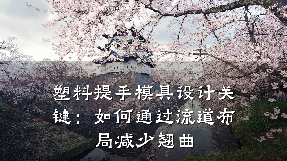 塑料提手模具设计关键:如何通过流道布局减少翘曲