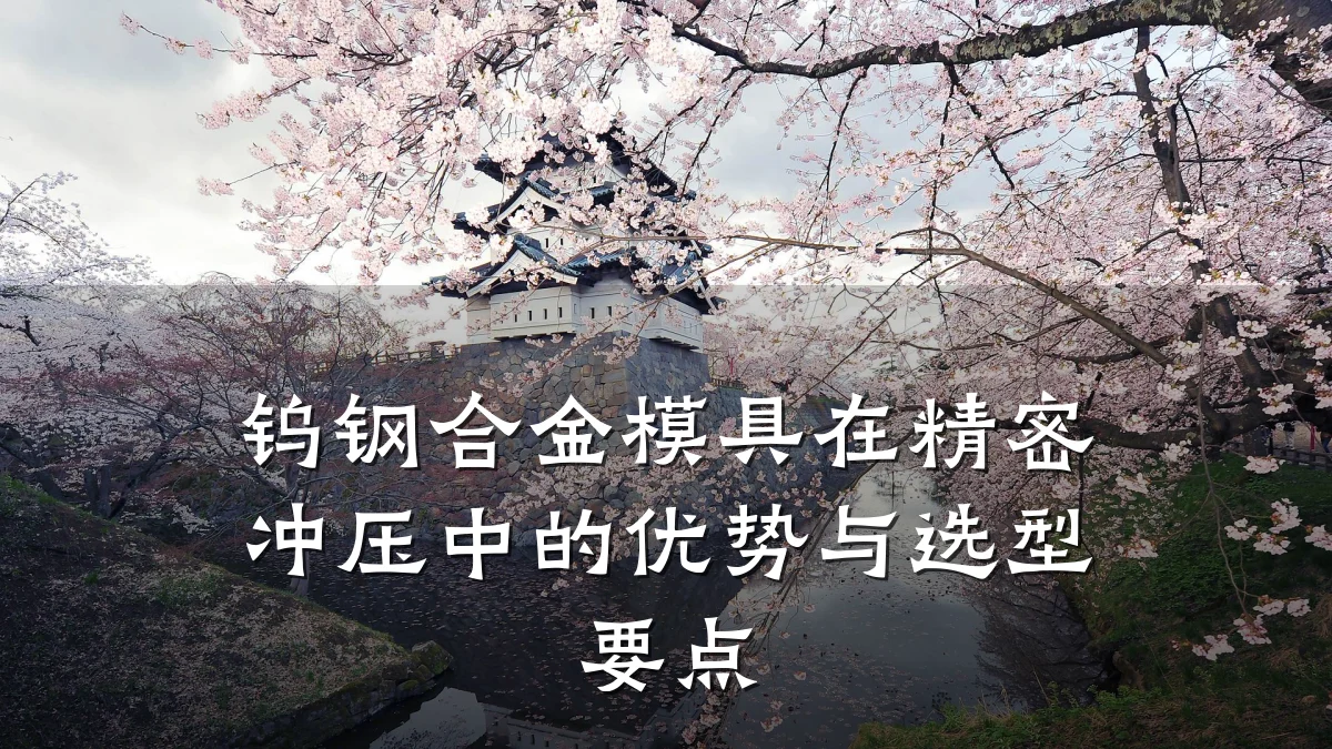 钨钢合金模具在精密冲压中的优势与选型要点